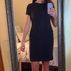 Classic black work dress